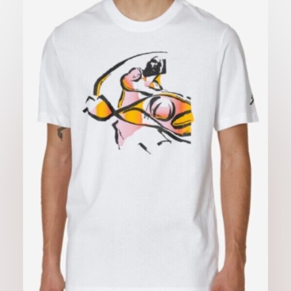 AUTHENTIC NIKE AIR JORDAN FLIGHT MVP GRAPHIC SUMMER FLOW T SHIRT DX9569-100